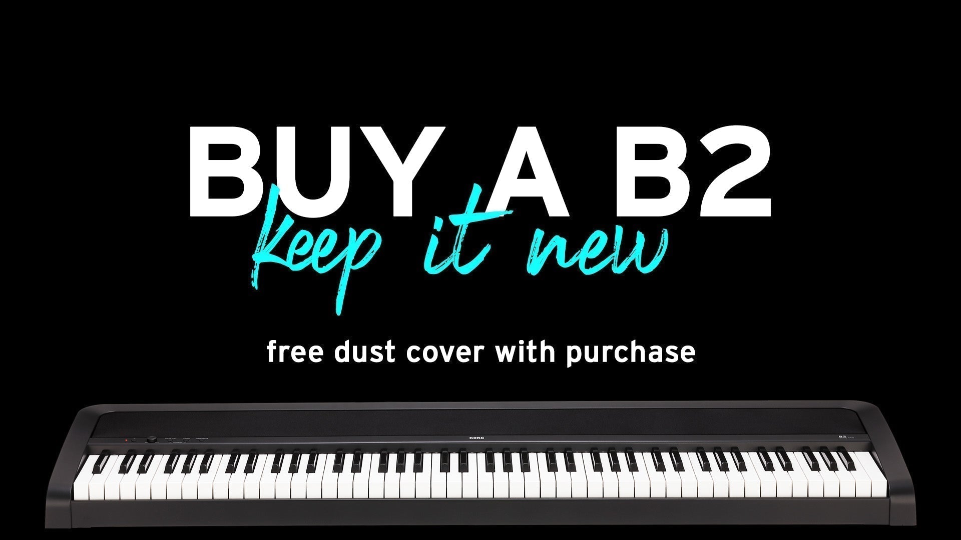 Free cover when you buy a B2+ digital piano