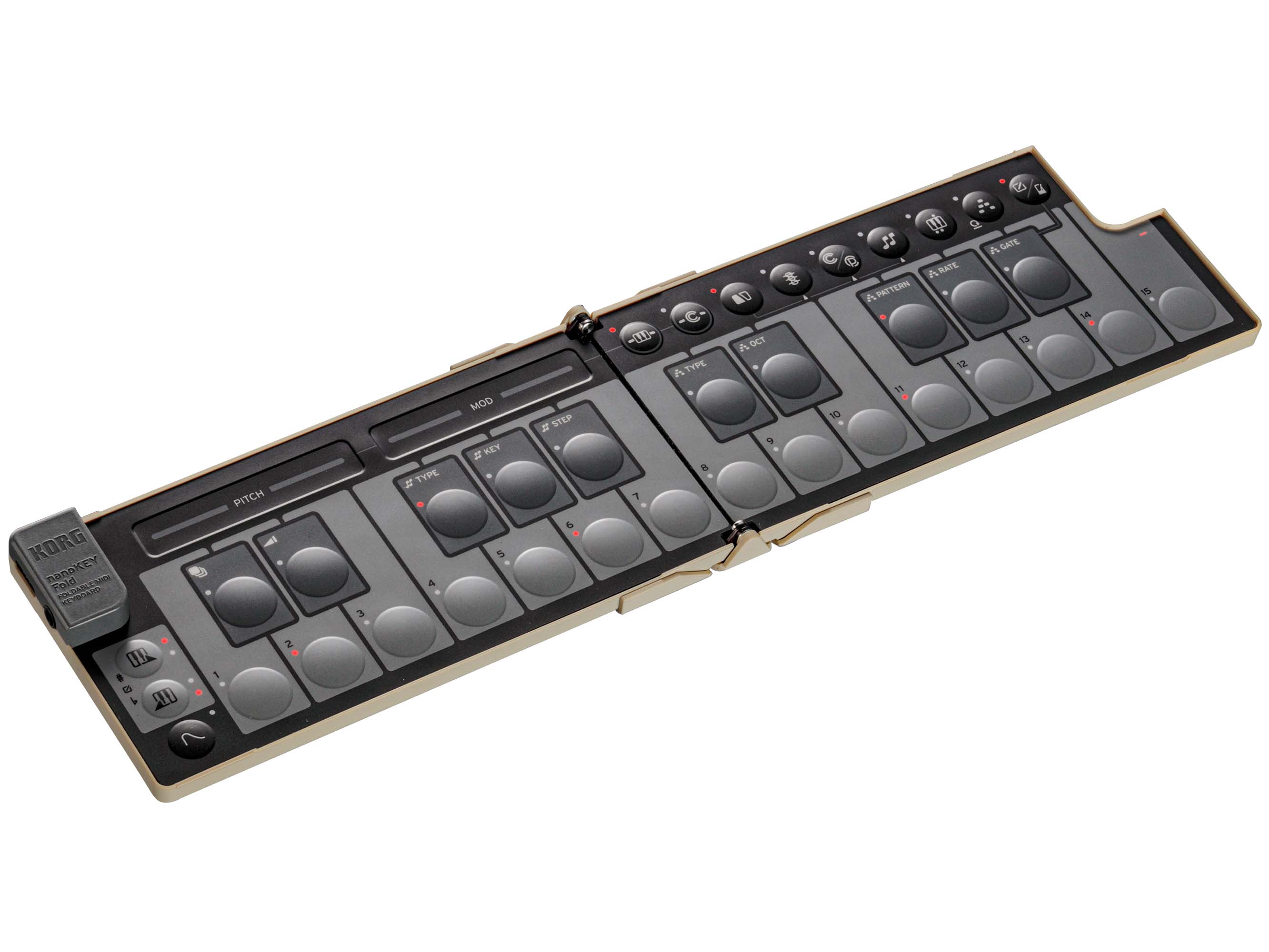 Korg Refurbished nanoKEY Fold Sand Beige 4