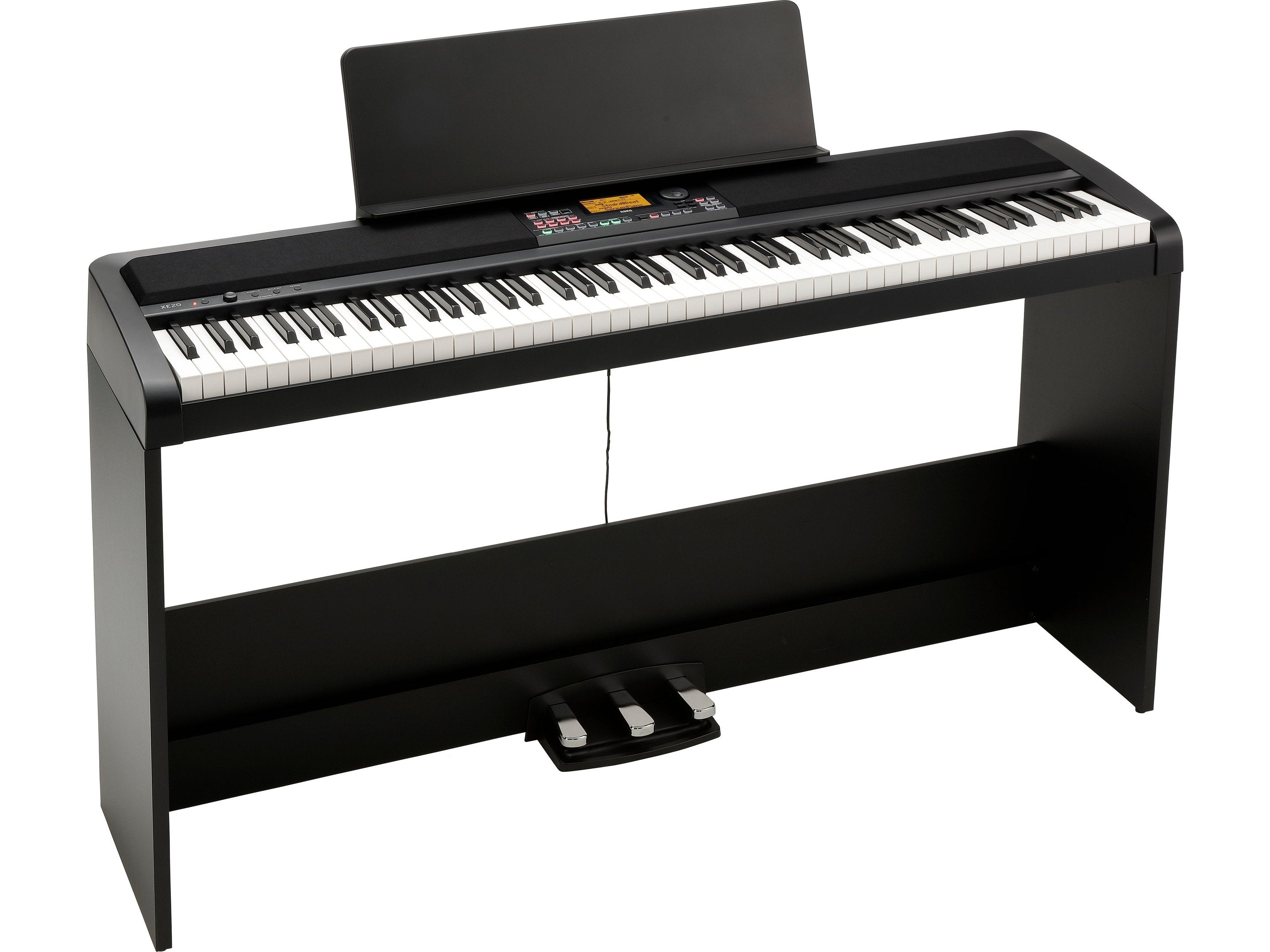 Korg Refurbished XE20SP - Digital Ensemble Piano with stand and pedals 1