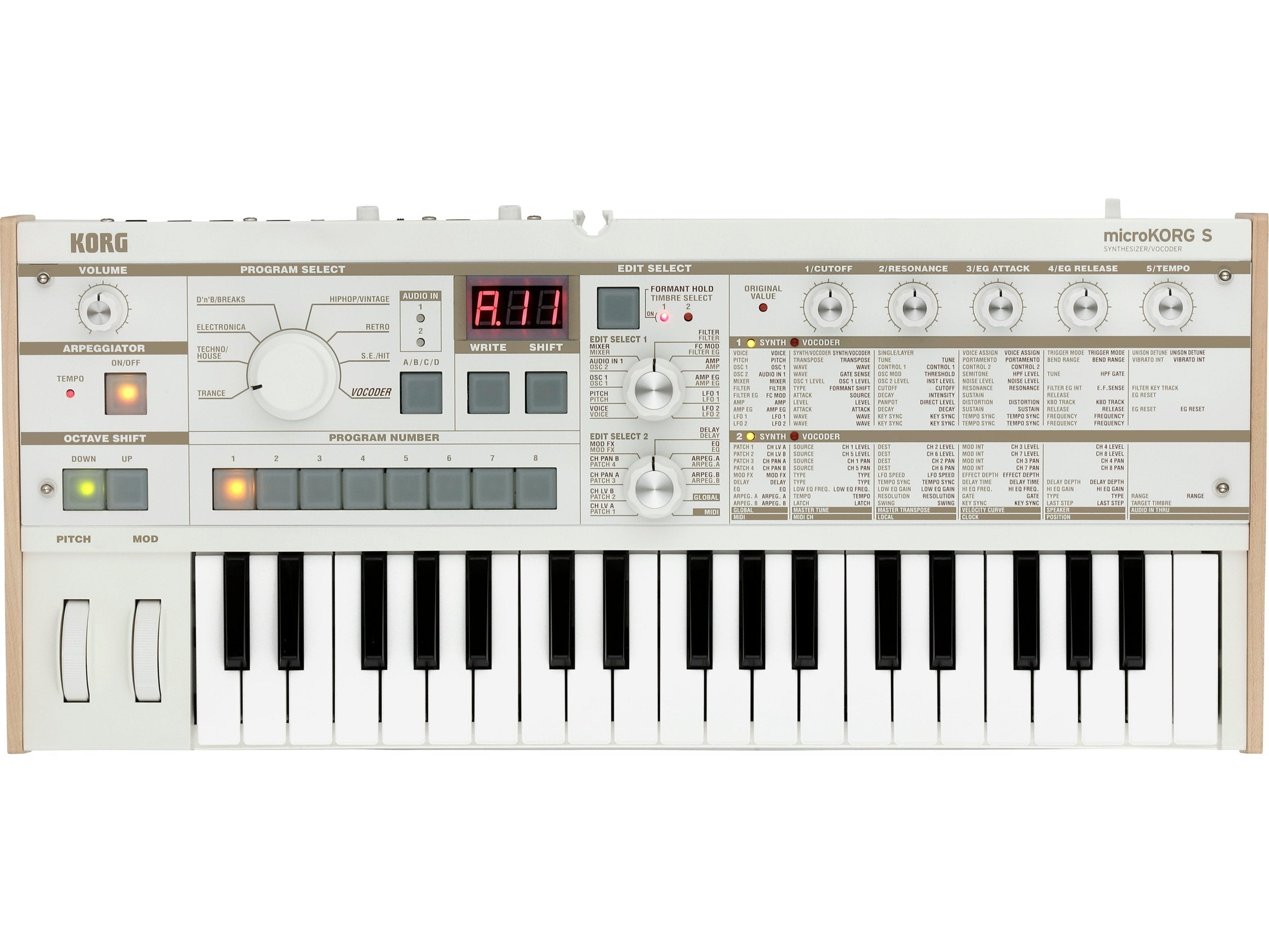 Korg microKORG S Synthesizer/Vocoder 1