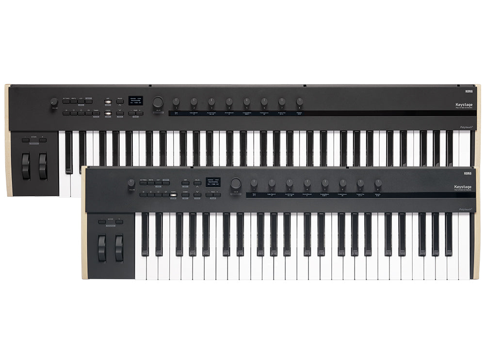 Keystage MIDI 2.0 keyboard with polyphonic aftertouch