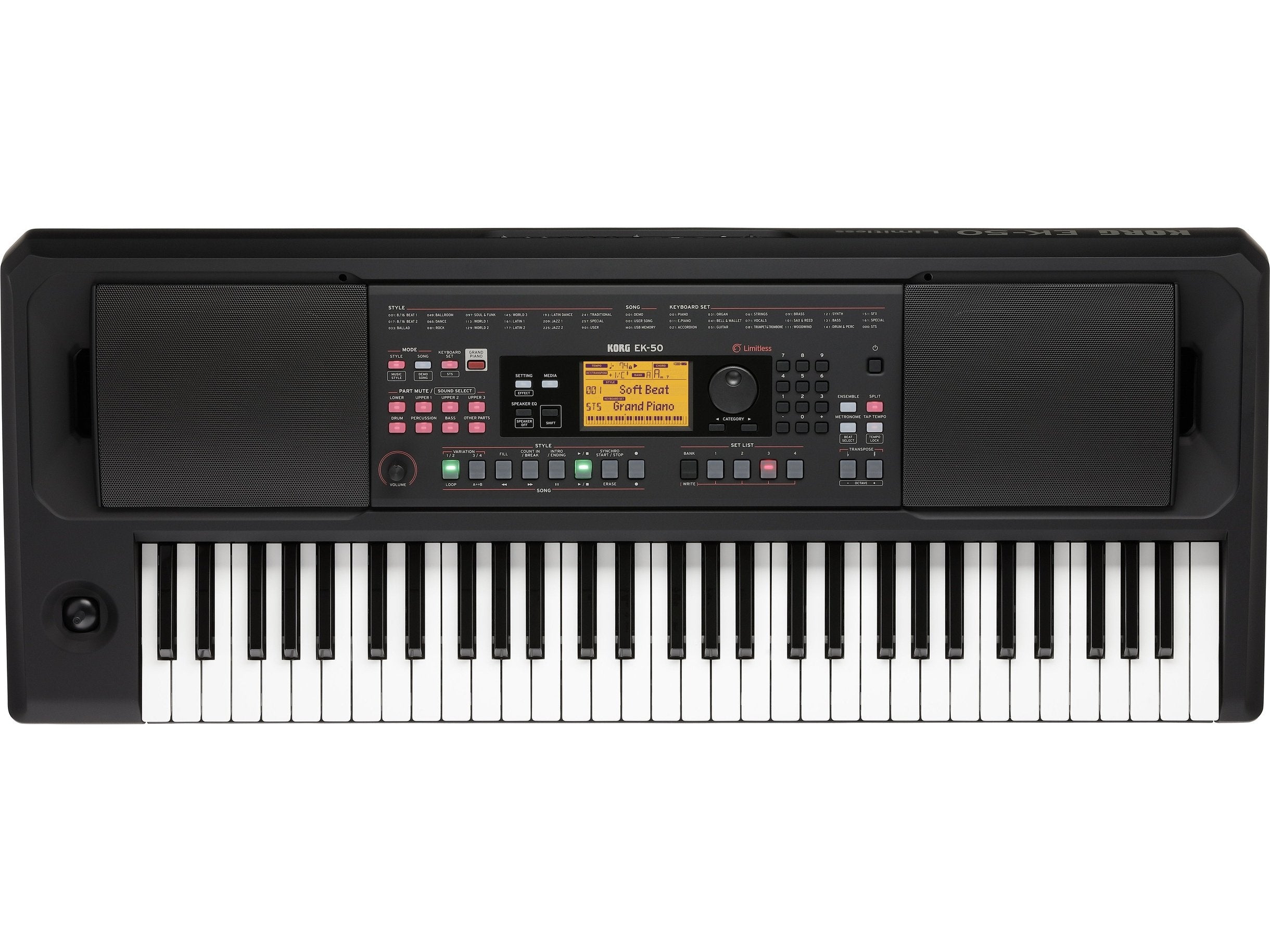 Korg Refurbished EK-50L Portable Keyboard 1