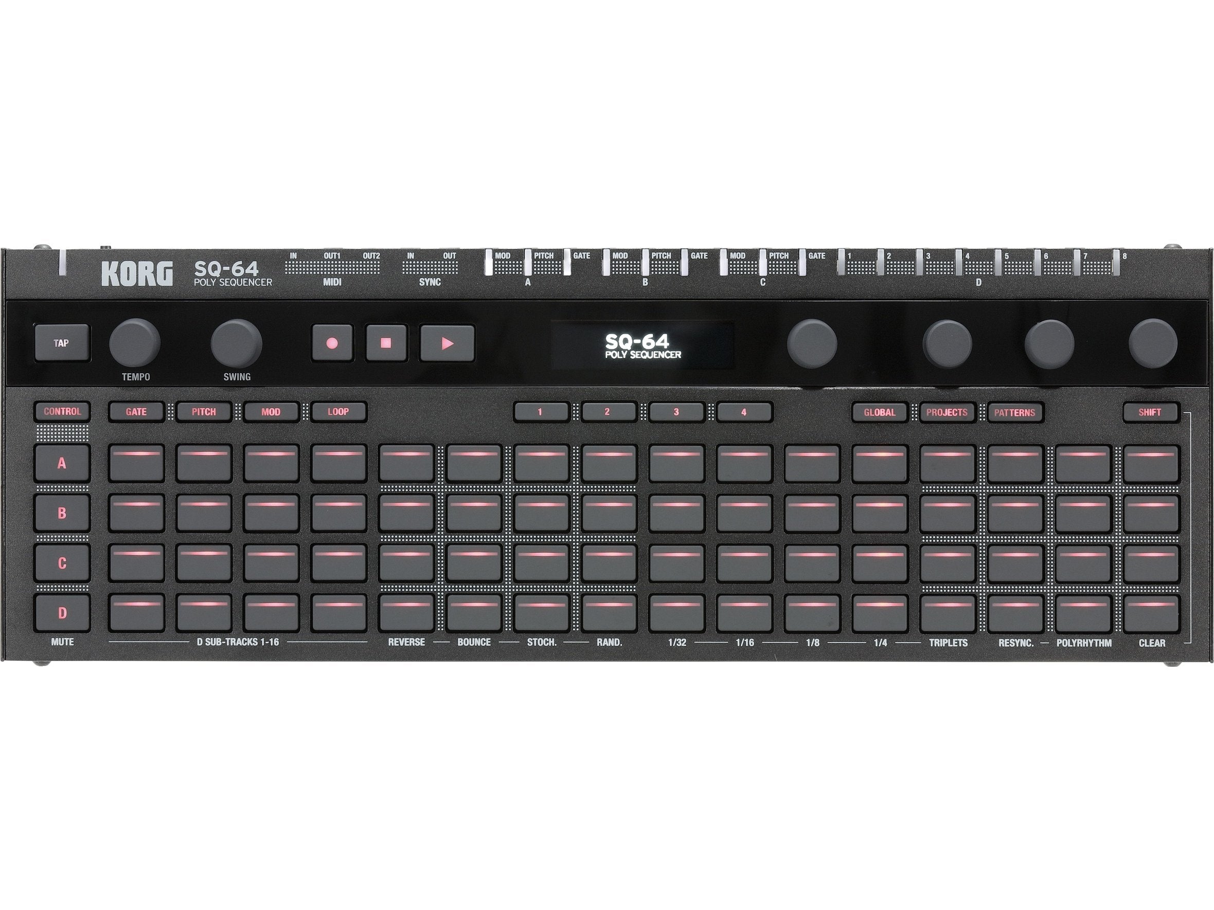 Korg Refurbished SQ-64 Polyphonic Step Sequencer 1