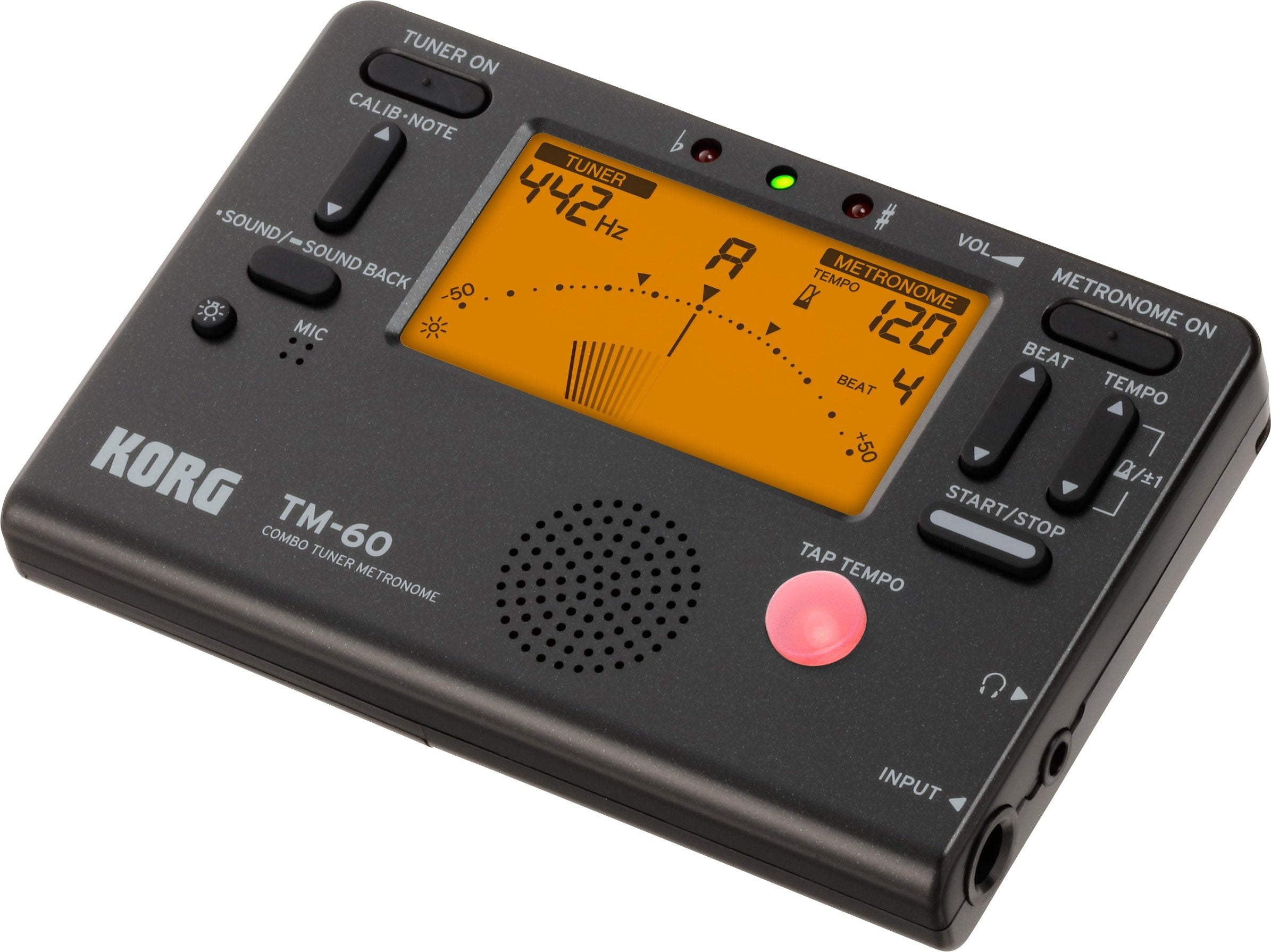 Korg TM-60 Combo Tuner Metronome - Black 3