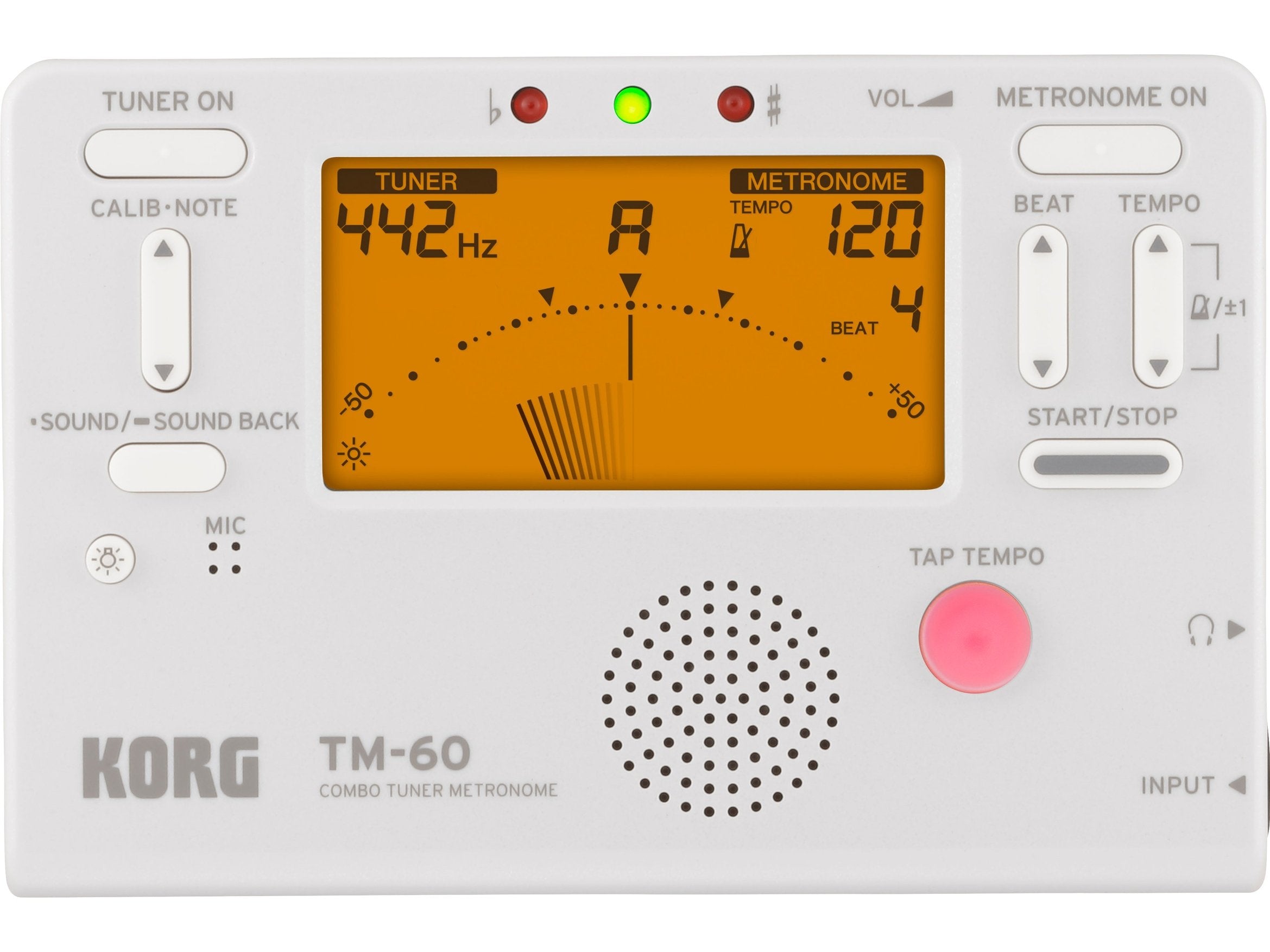 Korg TM-60 Combo Tuner Metronome - Black 2